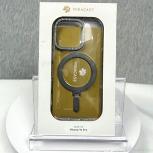 Miracase iPhone 16 Pro Magnetic Case with Built-in Kickstand Clr Gold X004G87TX9